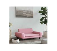 Hondenmand 70x45x33 cm fluweel roze171991