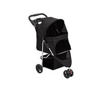 vidaXL Poussette pour chien pliante Noir 80x46x98 cm Tissu Oxford 172196