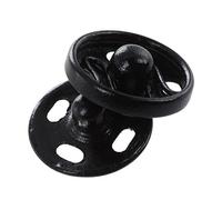 HondoKet R Lot de 50 boutons pression pour vêtements Noir 10 mm