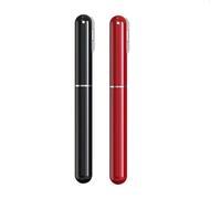 HondoKet Stylo Décapsuleur de Bouteille de Vin Pompe à Air, Tire-bouchon Portable en Plastique, Ouvre-bouteille de vin pneumatique sûr, Aiguille, Rouge + Noir