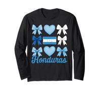 Honduras Girl Coquette Bow Hispanic Heritage Manche Longue