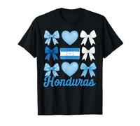 Honduras Girl Coquette Bow Hispanic Heritage T-Shirt
