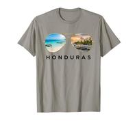 Honduras Tropical Paradise Beach and Sunset Aviator Lunettes de Soleil T-Shirt