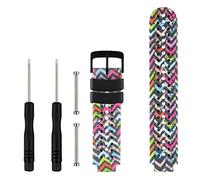 honecumi Bracelet Compatible avec Garmin Forerunner 735XT, 220/230/235/620/630 GPS-Uhr et Approach S20 S5 S6 Golf Watch - Silicone Souple Classique Reglable Sport