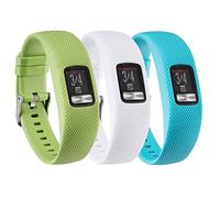 honecumi Bracelet Compatible avec Garmin vívofit 4 Bracelet Hommes Femmes, Souple Silicone Classiques Reglables Sport Bracelet Accessoires Élégant sangle, Petit
