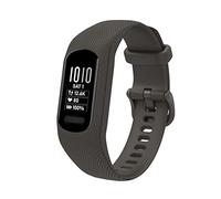 honecumi Bracelet Compatible avec Garmin Vivosmart 5 Bracelet Hommes Femmes, Vivosmart 5 Souple Silicone Classiques Reglables Sport Bracelet Accessoires Élégant Sangle, Grand/Gris