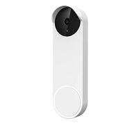 honecumi Coque de Protection en Silicone pour Sonnette Google Nest (alimenté par Batterie), Housse de Protection de Pluie, Accessoires de boîtier de Sonnette, Blanc