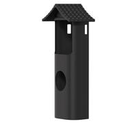 honecumi Coque en silicone pour sonnette vidéo Ring Battery 2ème génération, avec pare-soleil, imperméable, résistant aux rayures et à la poussière, noir
