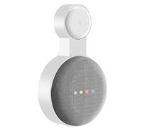 honecumi Support mural pour Google Home Mini - Gestion des câbles - Prise peu encombrante - Pour assistant vocal Home Mini - Blanc élégant