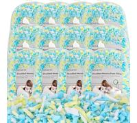 HONEHO Rembourrage en mousse à mémoire de forme de 26,4 kg pour poufs | Ajout de particules de gel, confortable et doux, idéal pour remplir des poufs pour enfants, coussins, lits pour chien