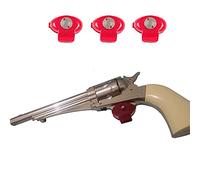 HoneSecur Cadenas pour Armes, Cadenas pour Arme à feu, Plastique ABS de sécurité pour Fusil Pistolet Armes à feu Accessoire de Chasse et de tir, 3pcs/lot (Rouge)