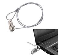 HONESECUR Homy Verrou de sécurité pour Ordinateur Portable, Cable Antivol Universel pour Netbook Câble de Sécurité Code 4, Ultra Câble de Sécurité à Combinaison pour Ordinateur