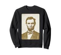 Honest Abe Lincoln Peinture Aquarelle Sépia Sweatshirt