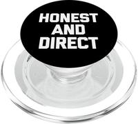 Honest & Direct - Dire drôle Sarcastique Mignon Cool Fantaisie PopSockets PopGrip pour MagSafe