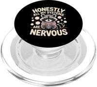 Honestly All My Systems are Nervous Humeur chaotique - PopSockets PopGrip pour MagSafe