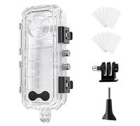 HoneTeek Insta 360 x 5 Étui de plongée invisible pour appareil photo Insta 360 x5, 60 m étanche avec support, accessoires Insta 360 avec insert anti-buée, boîtiers de photographie scellés