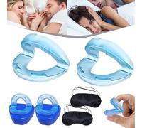 Honex Anti Snoring Mouthpiece, Honex Ronflement Universal Size, Comfortable & Effective Mouth Guard - Snore No More, You & Your Partner Can Sleep Better Than Ever Before (2Pcs)