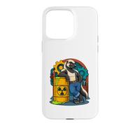 Honey Badger appuie Contre Le Baril radioactif de la Bande dessinée Coque pour iPhone 15 Pro Max
