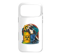 Honey Badger appuie Contre Le Baril radioactif de la Bande dessinée Coque pour iPhone 17 Pro Max