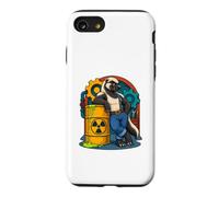 Honey Badger appuie Contre Le Baril radioactif de la Bande dessinée Coque pour iPhone SE (2020) / 7/8