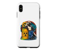 Honey Badger appuie Contre Le Baril radioactif de la Bande dessinée Coque pour iPhone XS Max