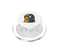 Honey Badger appuie Contre Le Baril radioactif de la Bande dessinée PopSockets PopGrip pour MagSafe