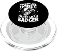 Honey Badger Doux comme Honey Fierce comme Un Blaireau Amusant PopSockets PopGrip pour MagSafe