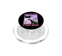 Honey Badger Funny Meme Internet Culture Gen Z Sarcastique PopSockets PopGrip pour MagSafe