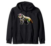 Honey Badger Mexicain Sugar Skull Calavera Viva Mexico Party Sweat à Capuche