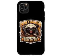 Honey Badger Unstoppable Since Day One Animal Lover Fan Coque pour iPhone 11 Pro Max