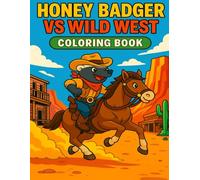 Honey Badger vs Wild West Coloring Book