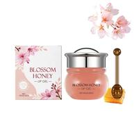 Honey balm lip balm,Anti-rides pour les lèvres,Baume à lèvres de soins intensifs pour les lèvres sèches,Baume à lèvres hydratant en pot de miel,Soins nocturnes nourrissants avec humidité durable (1)