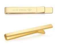 HONEY BEAR 1.97"/2.12"/2.36" Homme Pinces à Cravate pour la Taille Normale Cravate Décoration 5/5.4cm/6cm (Or brillant 5cm)
