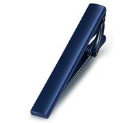 HONEY BEAR 1.97"/2.12"/2.36" Pinces à Cravate pour Homme Taille Normale Cravate,5cm/5.4cm/6cm pour Chemise Le Cadeau de Mariage Affaires (Bleu 6cm)