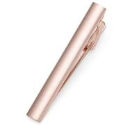 HONEY BEAR 1.97"/2.12"/2.36" Pinces à Cravate pour Homme Taille Normale Cravate,5cm/5.4cm/6cm pour Chemise Le Cadeau de Mariage Affaires (Rose Gold Brushed Vertical 5.4cm)
