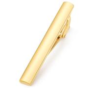 HONEY BEAR 1.97"/2.12"/2.36" Pinces à Cravate pour Homme Taille Normale Cravate,5cm/5.4cm/6cm pour Chemise Le Cadeau de Mariage Affaires (Or mat 6cm)