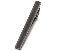 HONEY BEAR 1.97"/2.12"/2.36" Pinces à Cravate pour Homme Taille Normale Cravate,5cm/5.4cm/6cm pour Chemise Le Cadeau de Mariage Affaires (6cm Noir canon brossé)