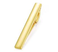 HONEY BEAR 1.97"/2.12"/2.36" Pinces à Cravate pour Homme Taille Normale Cravate,5cm/5.4cm/6cm pour Chemise Le Cadeau de Mariage Affaires (Or brillant 6cm)