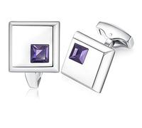 Honey Bear Bouton De Manchette Homme Chemise Poignet Col Vintage Diamant En Acier Inoxydable Mariage Commercial (Rose)