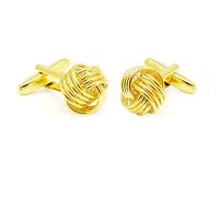 Honey Bear Bouton De Manchette Rond nœud Argent Chemise Poignet Col En Acier Inoxydable Mariage Commercial (Or)