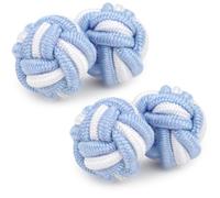 HONEY BEAR Boutons de manchette en tissu avec nœud en soie pour chemise homme pour cadeau de mariage d'affaires, 0.8cm, Coton, Pas de gemme