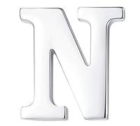 HONEY BEAR Broche Clips Pins Lettres Initiale Alphabet De A à Z pour Costume Homme/Femme,Acier Inoxydable,Cadeau de Mariage affaires (N 0.59inches)