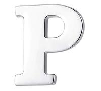 HONEY BEAR Broche Clips Pins Lettres Initiale Alphabet De A à Z pour Costume Homme/Femme,Acier Inoxydable,Cadeau de Mariage d'affaires (P 0.59inches)