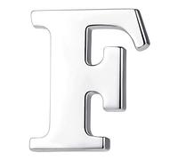 HONEY BEAR Broche Clips Pins Lettres Initiale Alphabet De A à Z pour Costume Homme/Femme,Acier Inoxydable,Cadeau de Mariage affaires (F 0.59inches)