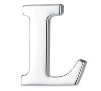 HONEY BEAR Broche Clips Pins Lettres Initiale Alphabet De A à Z pour Costume Homme/Femme,Acier Inoxydable,Cadeau de Mariage affaires (L 0.59inches)