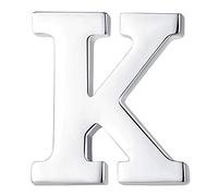 HONEY BEAR Broche Clips Pins Lettres Initiale Alphabet De A à Z pour Costume Homme/Femme,Acier Inoxydable,Cadeau de Mariage d'affaires (K 0.59inches)