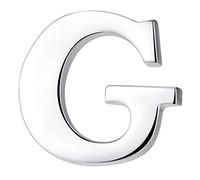 HONEY BEAR Broche Clips Pins Lettres Initiale Alphabet De A à Z pour Costume Homme/Femme,Acier Inoxydable,Cadeau de Mariage d'affaires (G 0.59inches)