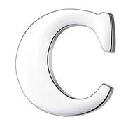HONEY BEAR Broche Clips Pins Lettres Initiale Alphabet De A à Z pour Costume Homme/Femme,Acier Inoxydable,Cadeau de Mariage d'affaires (C 0.59inches)