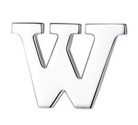 HONEY BEAR Broche Clips Pins Lettres Initiale Alphabet pour Costume Homme/Femme,Acier Inoxydable,Cadeau de Mariage d'affaires (W 0.59inches)