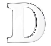 HONEY BEAR Broche Clips Pins Lettres Initiale Alphabet pour Costume Homme/Femme,Acier Inoxydable,Cadeau de Mariage d'affaires (D 0.59inches)